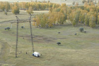 ФСК в Сибири проинспектировала с воздуха 500 км ВЛ-500 кВ