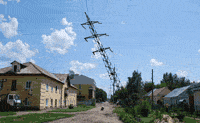 В Приамурье восстанавливают электроснабжение после урагана