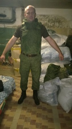 Сегодня для народного ополчения армии Новороссии была получена очередная партия экипировки