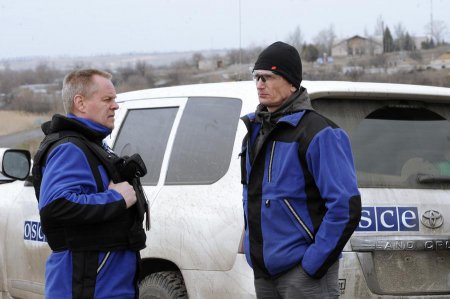 ОБСЕ: Украинские силовики обстреляли из миномётов село Широкино