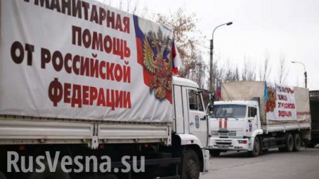 Россия направит гуманитарный конвой в Донбасс 18 февраля