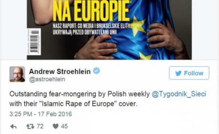 «Исламское изнасилование Европы» — обложка польского журнала стала причиной скандала (ФОТО)