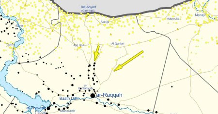 Курды приближаются к Ракке с северо-востока