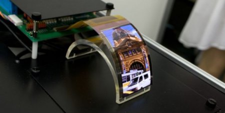 Компания Sharp показала первый прототип гибкого OLED-экрана