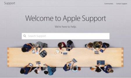 Компания Apple обновила сайт технической поддержки