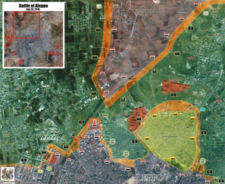 Сирийская армия взяла под полный контроль район Лерамун и большую часть трассы Кастелло в Алеппо