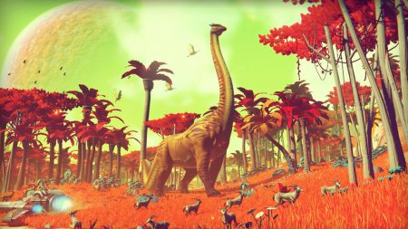Появились динозавры-переростки в No Man’s Sky