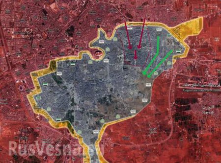 ВАЖНО: Армия Сирии при поддержке ВКС России продолжает наступление в Алеппо (+ВИДЕО, КАРТА)