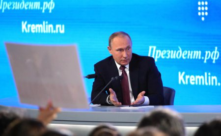 4 часа за 5 минут: самое интересное с ежегодной пресс-конференции Путина