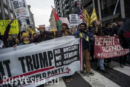 Марш против Трампа сорвался из-за большого количества участников