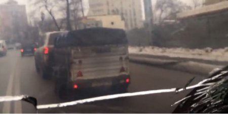 Бегство миссии ОБСЕ перед обстрелом Донецка попало на видео