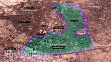 Кадры боев: Армия Сирии продвигается под Дамаском, уничтожая боевиков (+ВИДЕО, КАРТА)