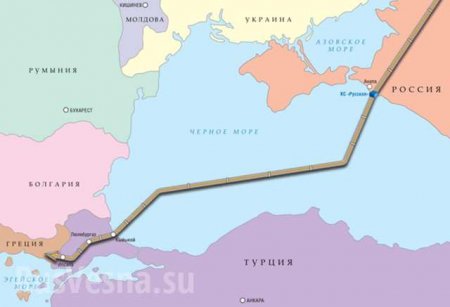 «Газпром» построил 170 км «Турецкого потока» по дну Черного моря | Русская весна