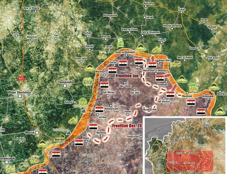 Сирийская армия освободила около 20 селений на юге провинции Идлеб