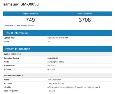 Раскрыты тайны нового Samsung Galaxy j8+