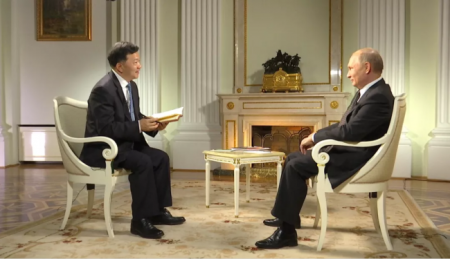 Путин пожелал счастья и процветания каждой китайской семье. Интервью Владимира Путина Медиакорпорации Китая.