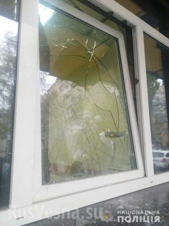 Здание Генпрокуратуры Украины забросали камнями (ФОТО)
