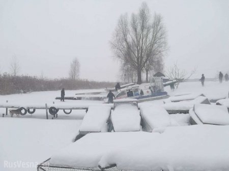 Снегоход провалился под лёд в Киевской области, есть жертвы (ФОТО, ВИДЕО)