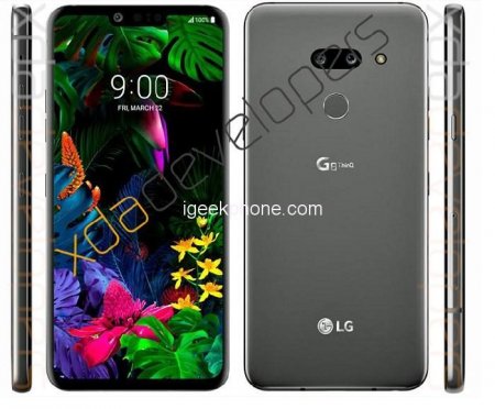 Появились новые рендеры телефона LG G8 ThinQ