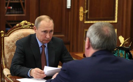 Рогозин рассказал Путину о ситуации в космической отрасли (ФОТО)