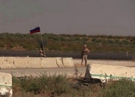 Российская военная полиция блокировала выезды с турецкого "наблюдательного поста" в районе г. Морек