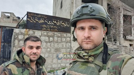 Сирийские военные в Маарат ан-Нумане