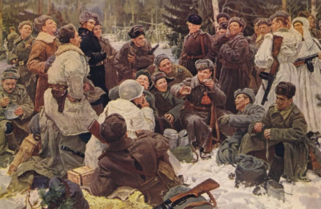 Как в годы Великой Отечественной войны праздновали 23 февраля