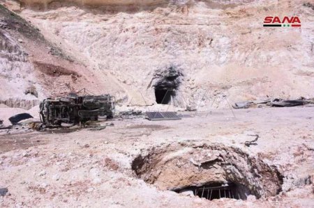 Сирийская армия обнаружила большой подземный штаб боевиков западнее Алеппо