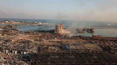 Чудовищные кадры последствий взрыва в порту Бейрута (ФОТО, ВИДЕО)
