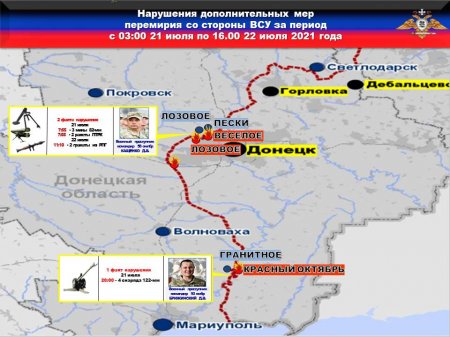 На Донбассе уничтожены военный грузовик с боеприпасами и боевик (ФОТО)