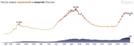 Минимальный прирост заражений за месяц: коронавирус в России