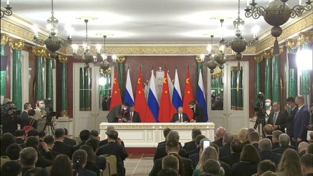 Лидеры России и КНР подписали совместное заявление | Заявления для прессы В ...