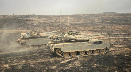 Армия Израиля сообщила, что её танк ударил по египетскому посту на границе