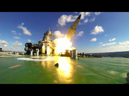 Совместные стрельбы ракетных катеров Черноморского флота и БРК «Бал»