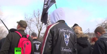 В Эстонии прошло факельное шествие ультраправого движения «Солдаты Одина»