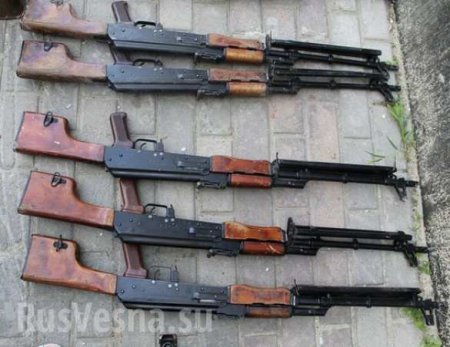 МГБ ЛНР изъяло из заминированного тайника украинских ДРГ пулеметы, минометы, боеприпасы (ФОТО)