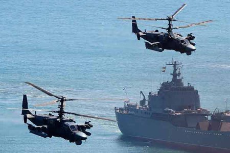 Российские вертолеты Ка-52 с авианосца "Адмирал Кузнецов" нанесут удар по боевикам в Сирии дальнобойными ПТУР "Гермес" - Военный Обозреватель