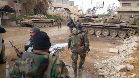 Сирийская Армия на пути к освобождению Ярмука