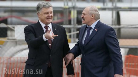 Порошенко нарушил протокол на встрече с Лукашенко