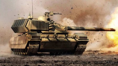 Из Германии разглядели русский танк-черепаху в центре занятой ВСУ Красногор ...